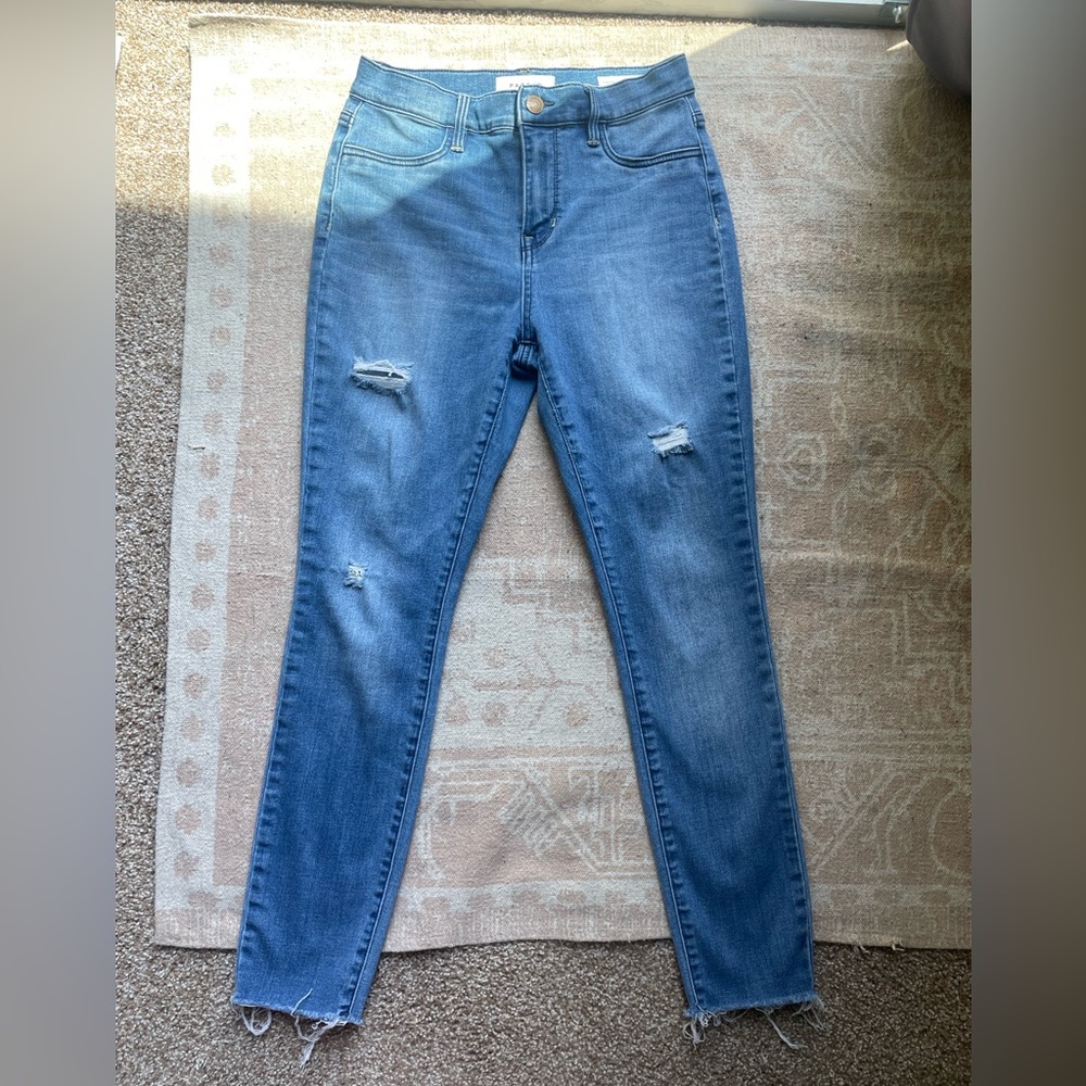 PACSUN Distressed Blue Jeans
